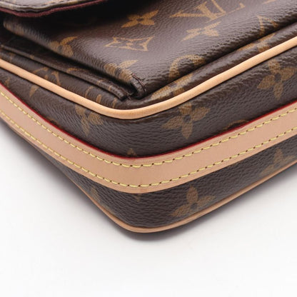 Louis Vuitton Shoulder Bag Vivacite Monogram M46999 PVC Coated Canvas Leather