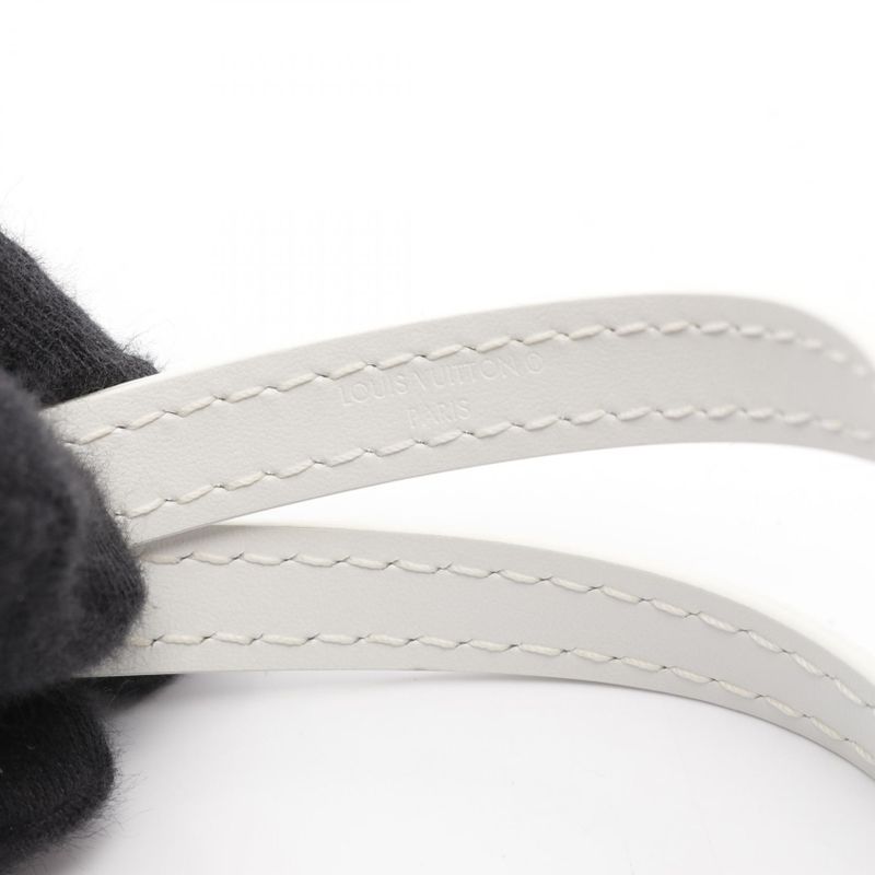 Louis Vuitton Handbag Nano Bucket Monogram M81489 White PVC Coated Canvas