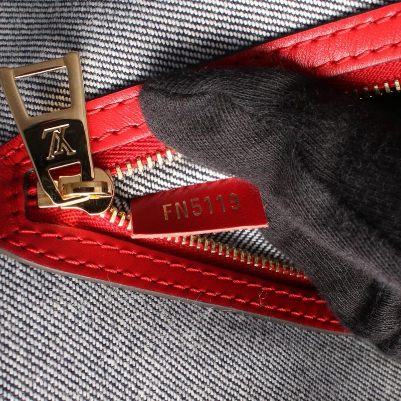 Louis Vuitton Tote Bag on the Go GM Denim Monogram M44992 Denim Leather on the