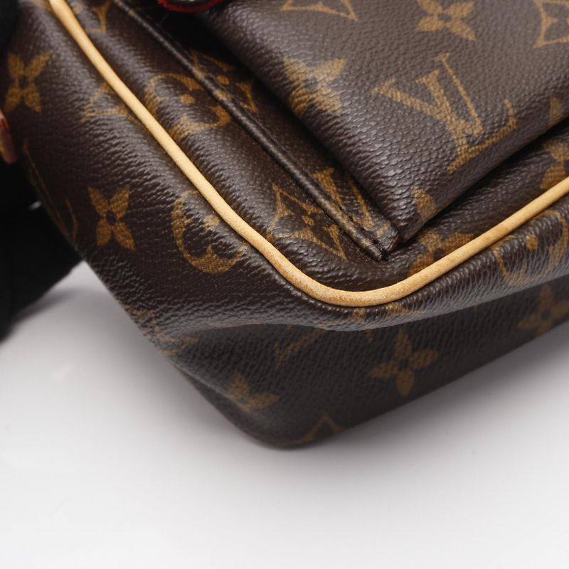 Louis Vuitton Shoulder Bag Vivacite PM Monogram M51165 PVC Coated Canvas