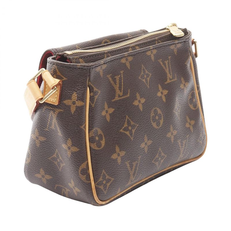Louis Vuitton Shoulder Bag Vivacite PM Monogram M51165 PVC Coated Canvas
