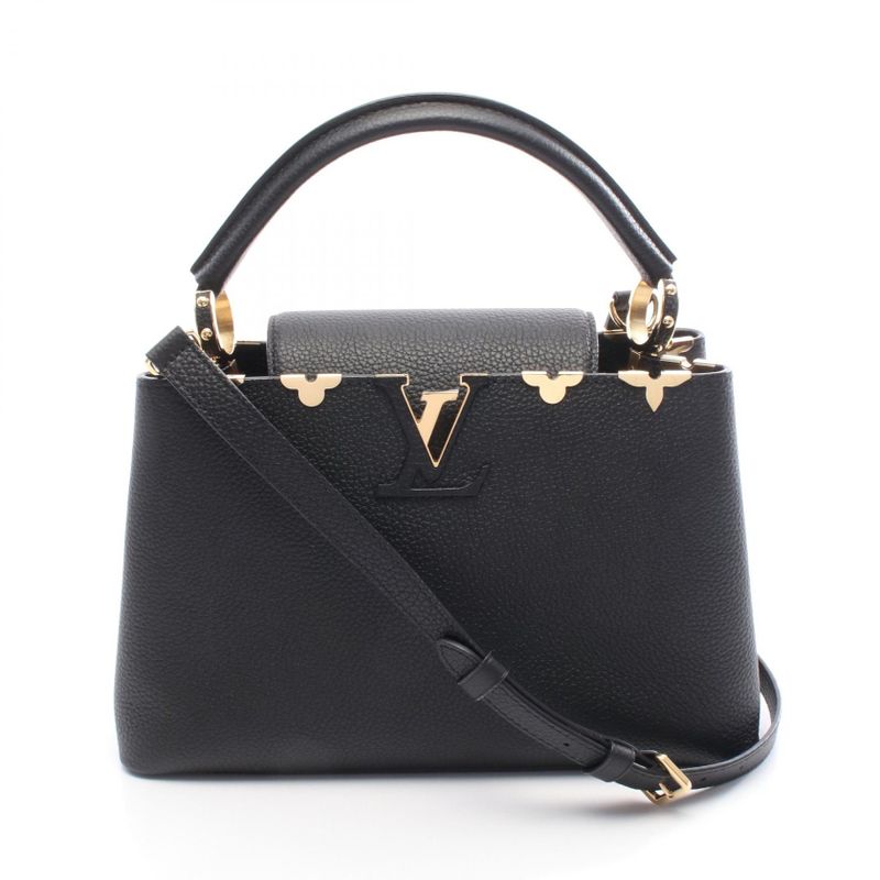 Louis Vuitton Handbag Capucines PM Parnacea Line Noir Black M54663 Black Other