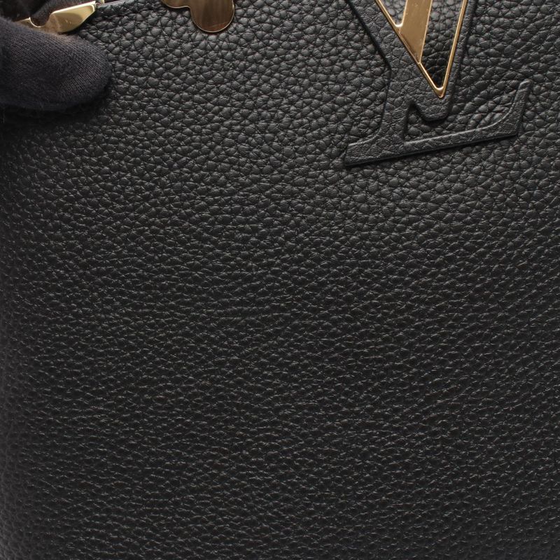 Louis Vuitton Handbag Capucines PM Parnacea Line Noir Black M54663 Black Other
