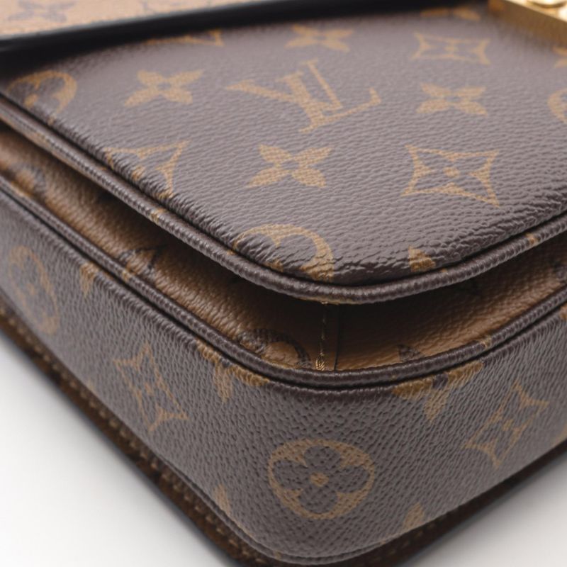 Louis Vuitton Handbag Pochette Metis MM Monogram Reverse M44876 PVC Coated