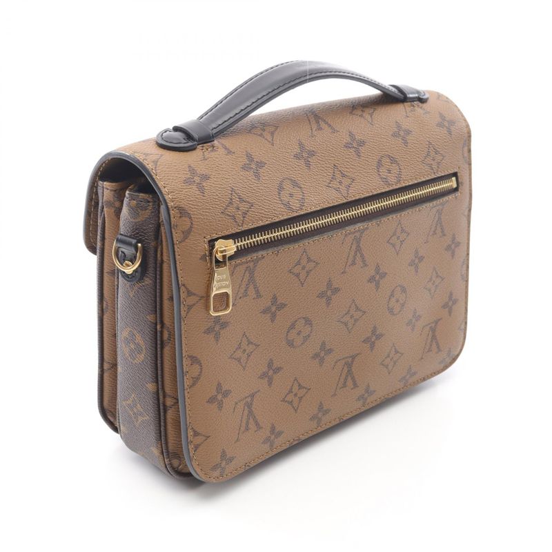Louis Vuitton Handbag Pochette Metis MM Monogram Reverse M44876 PVC Coated
