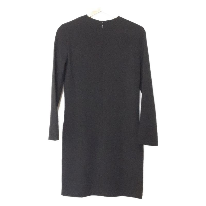 Celine Dress Size 36 S Women's Excellent Condition - Black Crew Neck Long