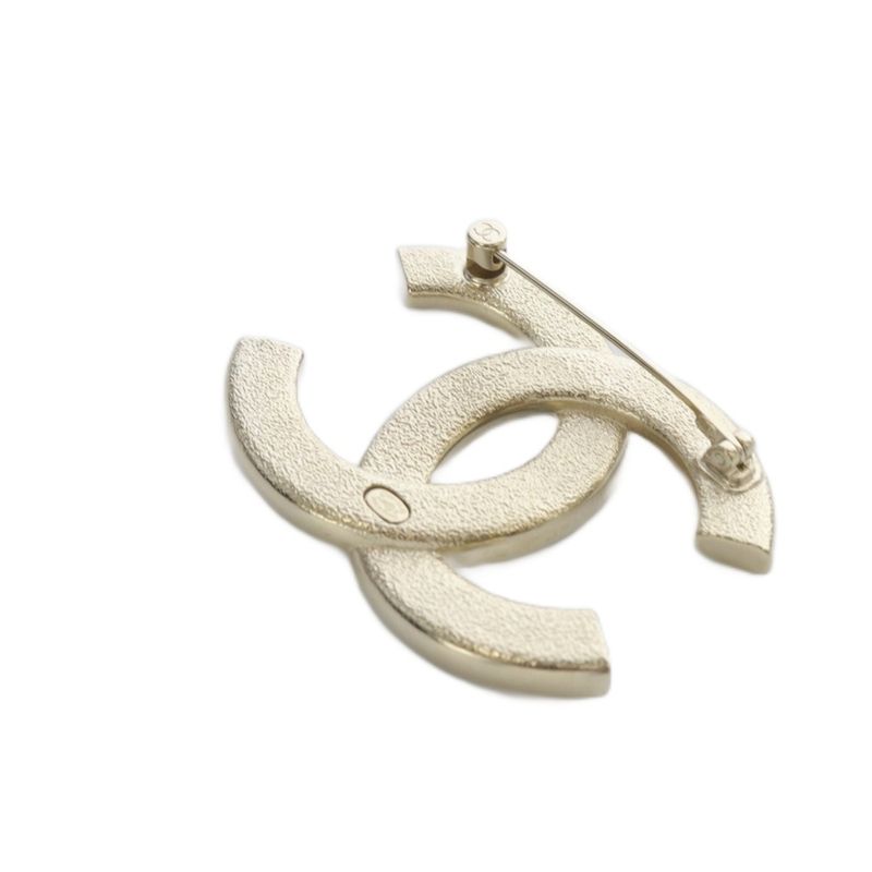 Chanel 24 A24b Coco Mark Brooch in Gold Color