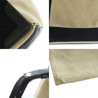 Balenciaga Navy Cabas Su XS 2way Tote Bag Shoulder Bag Canvas Ivory Black