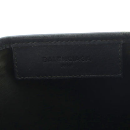 Balenciaga Navy Cabas Su XS 2way Tote Bag Shoulder Bag Canvas Ivory Black