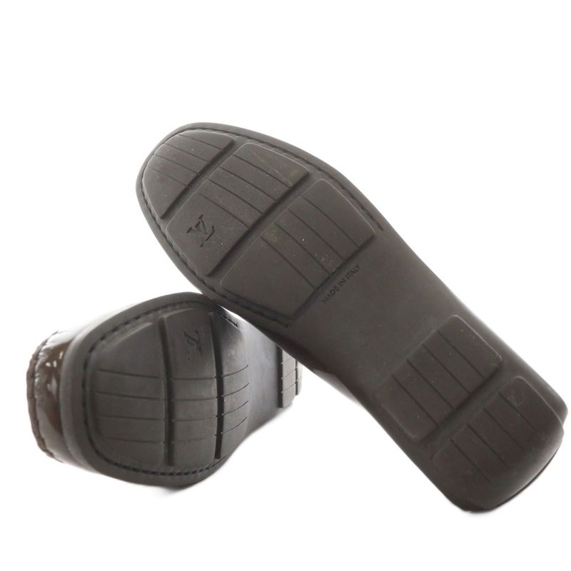 Louis Vuitton Driving Shoes Loafers Moccasins Gold Hardware Buckle Design