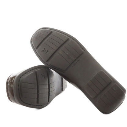 Louis Vuitton Driving Shoes Loafers Moccasins Gold Hardware Buckle Design