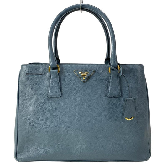 Prada Tote Bag Galleria Medium Bag for Women Bn1874 Blue Leather