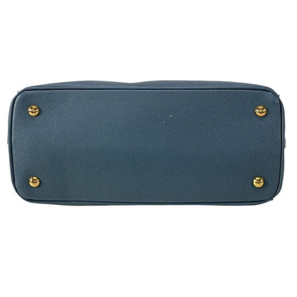 Prada Tote Bag Galleria Medium Bag for Women Bn1874 Blue Leather