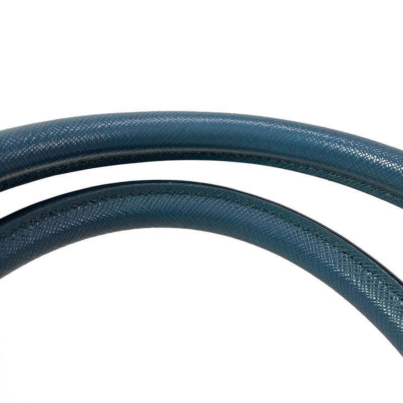 Prada Tote Bag Galleria Medium Bag for Women Bn1874 Blue Leather