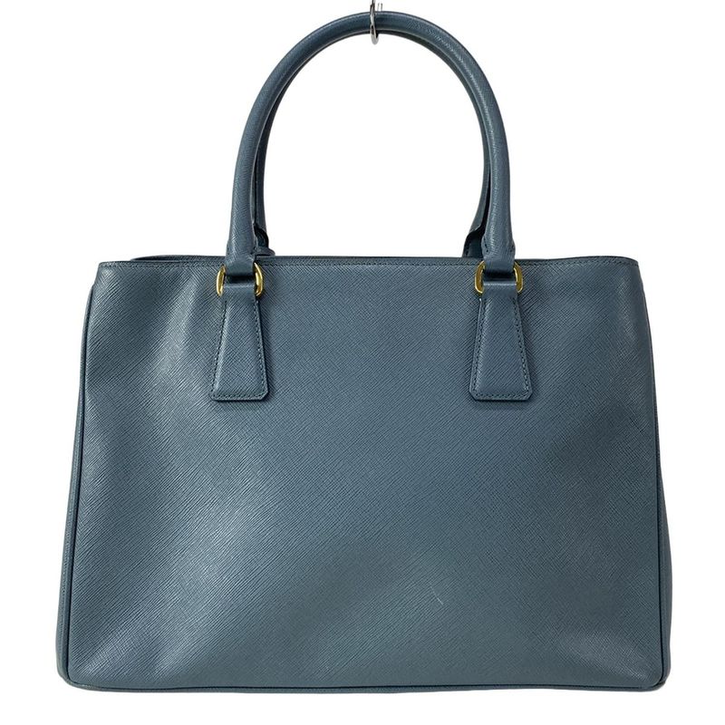 Prada Tote Bag Galleria Medium Bag for Women Bn1874 Blue Leather