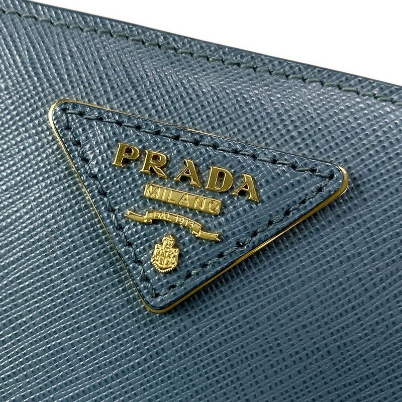 Prada Tote Bag Galleria Medium Bag for Women Bn1874 Blue Leather