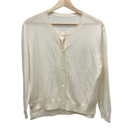 Prada Cardigan Size 44 L Women - Ivory Long Sleeves
