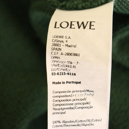 Loewe 25ss Logo Print Pullover Sweatshirt Hoodie Green H526y25x65