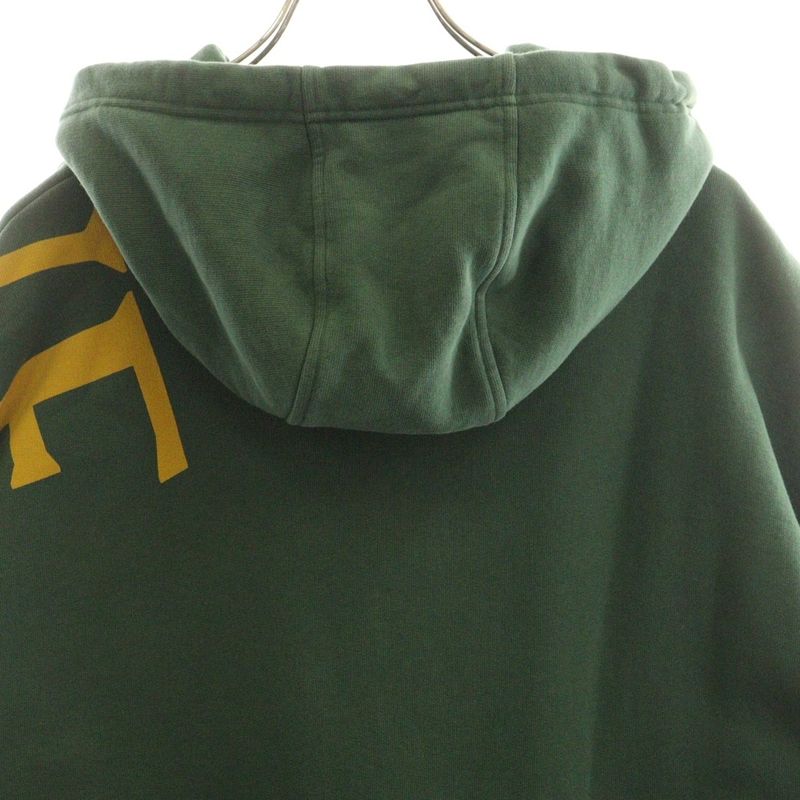 Loewe 25ss Logo Print Pullover Sweatshirt Hoodie Green H526y25x65