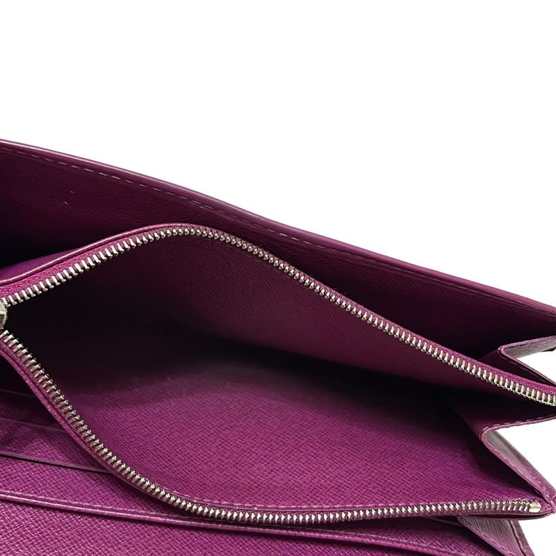 Louis Vuitton Epi Portefeuille Sarah Nm2 Long Wallet with Zipper Coin Purse