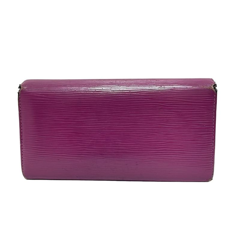 Louis Vuitton Epi Portefeuille Sarah Nm2 Long Wallet with Zipper Coin Purse