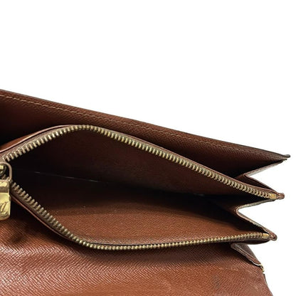 Louis Vuitton Long Wallet Monogram Pochette Porte Monet Cles Di M61725 - Leather