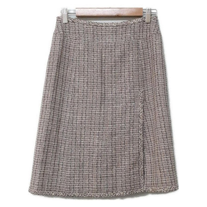 Chanel Skirt Size 40 M Like Women - P20838 Pink Beige X White X Multi Knee