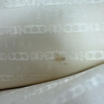 Celine Handbag Boogie Bag Orange and White Leather