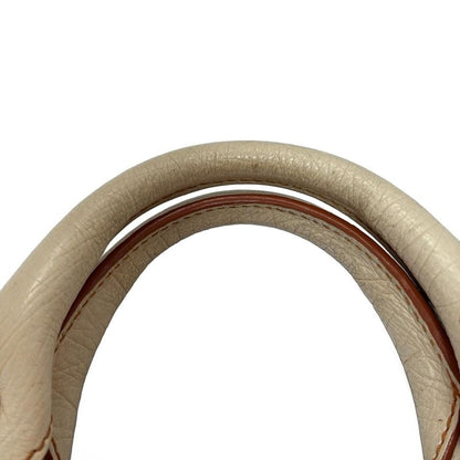 Celine Handbag Boogie Bag Orange and White Leather