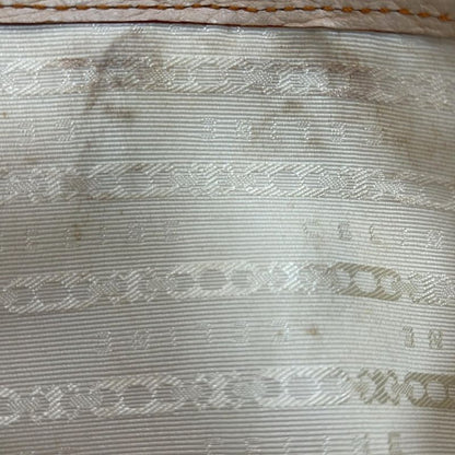 Celine Handbag Boogie Bag Orange and White Leather