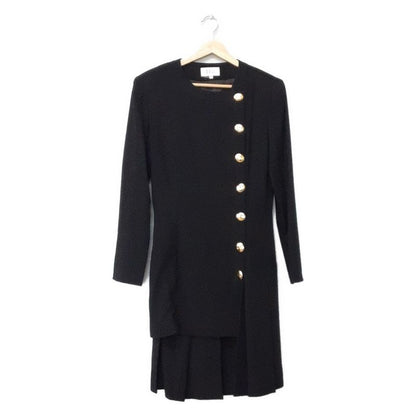 Miss Dior Dress Size M Women's Excellent Condition - Dark Navy Long Sleeves Knee