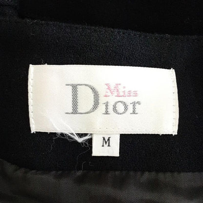 Miss Dior Dress Size M Women's Excellent Condition - Dark Navy Long Sleeves Knee