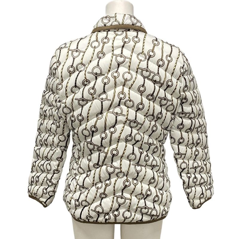 Hermes Down Jacket Size 42 L Women's Excellent Condition - 3h0171d2 White X