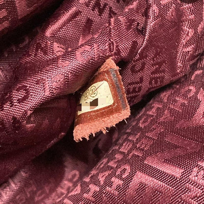 Chanel Tote Bag Chocolate Bar Light Brown Silver Hardware Side Zip