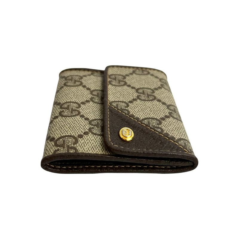 Gucci Vintage GG Logo Pattern Hardware Leather