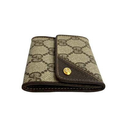 Gucci Vintage GG Logo Pattern Hardware Leather