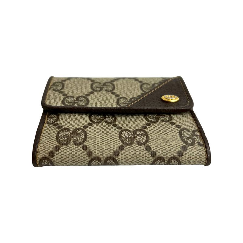 Gucci Vintage GG Logo Pattern Hardware Leather