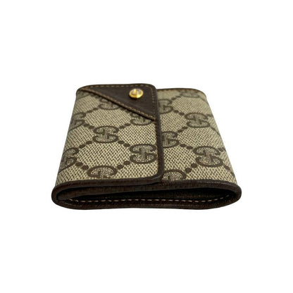Gucci Vintage GG Logo Pattern Hardware Leather