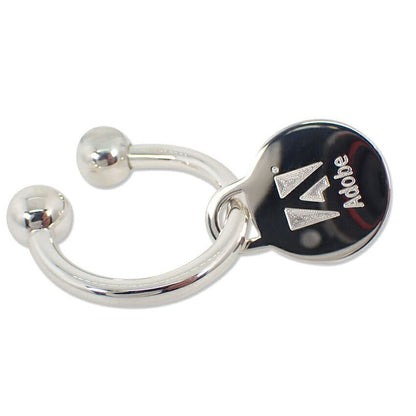 Tiffany & Co 925 Adobe Tag Key Ring J100-1