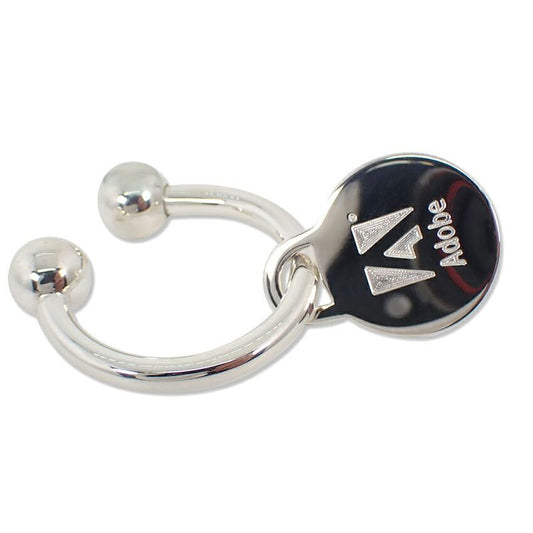 Tiffany & Co 925 Adobe Tag Key Ring J100-1