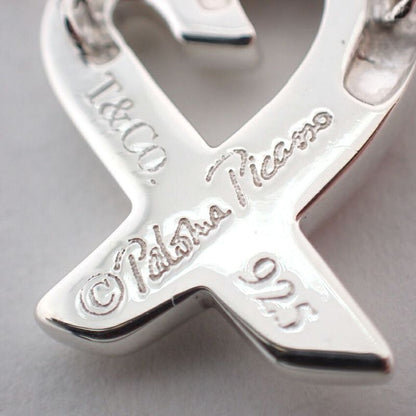 Tiffany & Co 925 Loving Heart Pendant Necklace J100-4