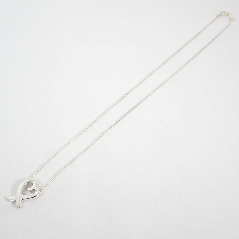 Tiffany & Co 925 Loving Heart Pendant Necklace J100-4