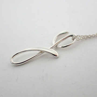 Tiffany & Co 925 Initial Y Pendant Necklace J99-1