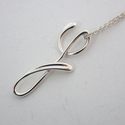 Tiffany & Co 925 Initial Y Pendant Necklace J99-1