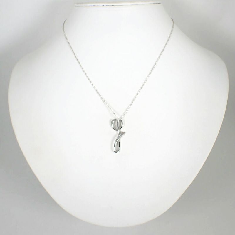 Tiffany & Co 925 Initial Y Pendant Necklace J99-1