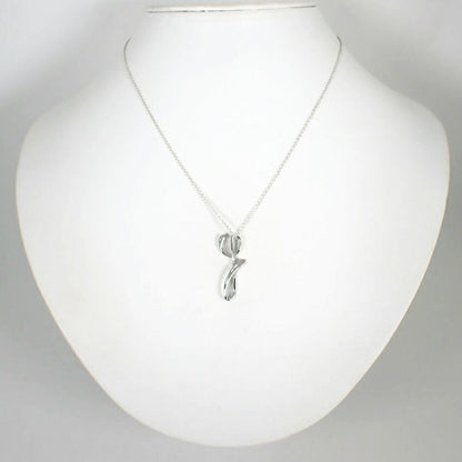 Tiffany & Co 925 Initial Y Pendant Necklace J99-1