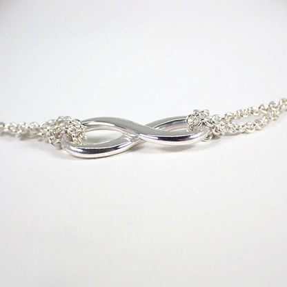 Tiffany & Co 925 Infinity Pendant Necklace J99-4