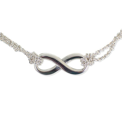 Tiffany & Co 925 Infinity Pendant Necklace J99-4
