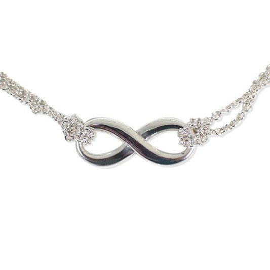 Tiffany & Co 925 Infinity Pendant Necklace J99-4