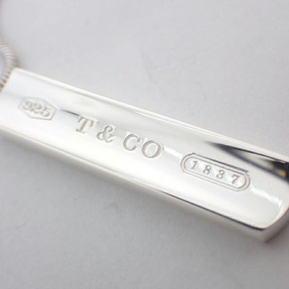 Tiffany & Co 925 1837 Bar Pendant Necklace J99-5